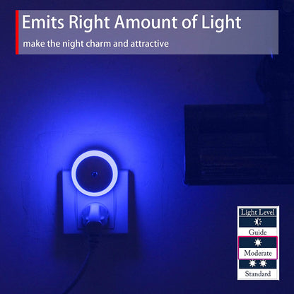 AuraGlow: Smart Plug-In LED Night Light & USB Wall Charger