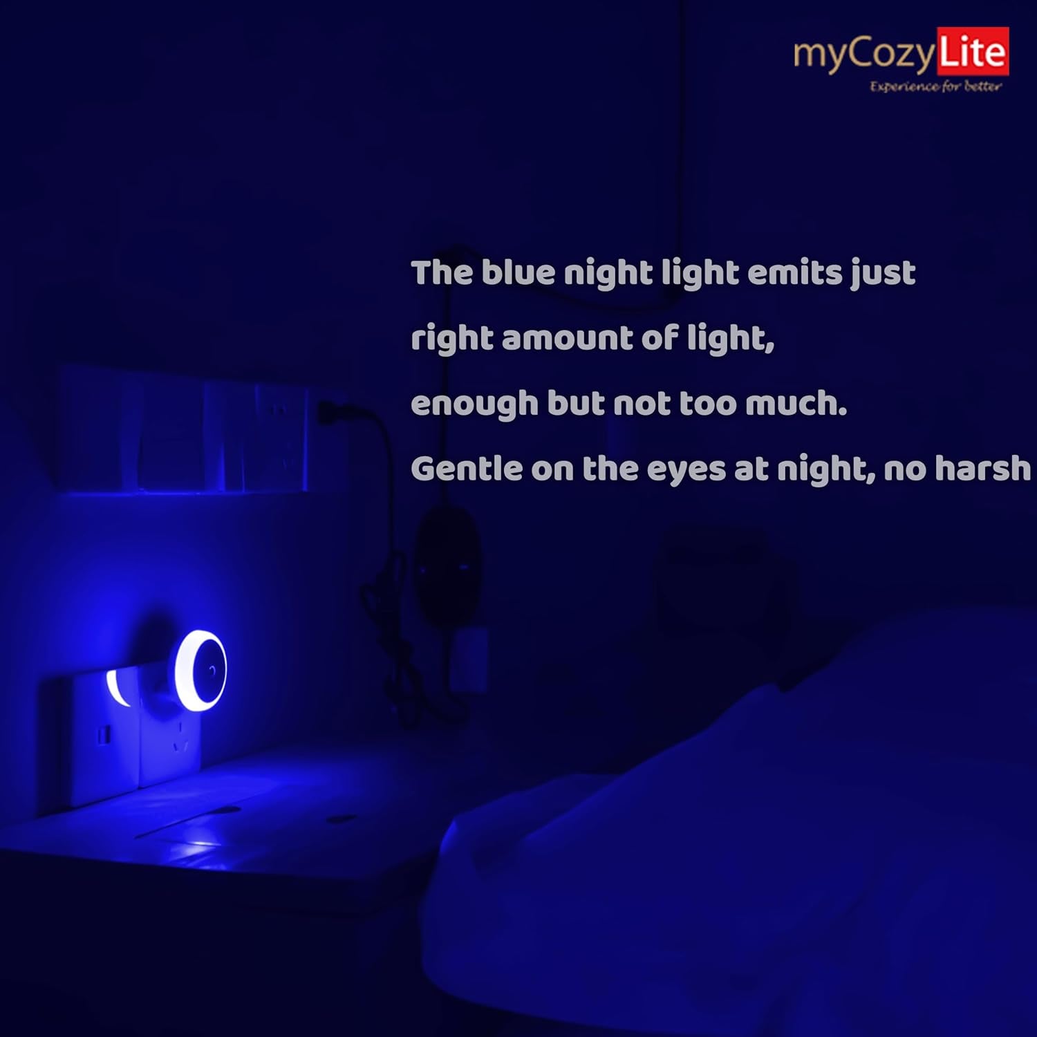 AuraGlow: Smart Plug-In LED Night Light & USB Wall Charger